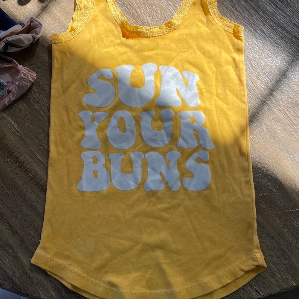 Billabong Sun Your Buns tank, yellow XS